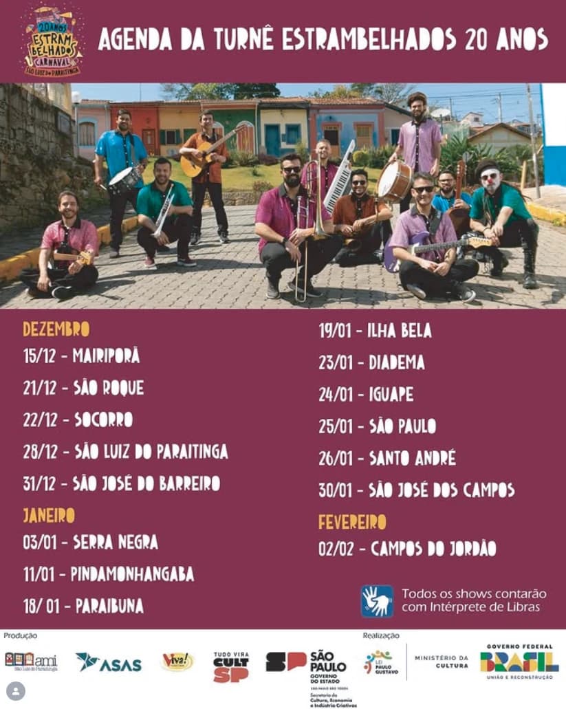 Estrambelhados - Turnê de 20 anos - imagem 2